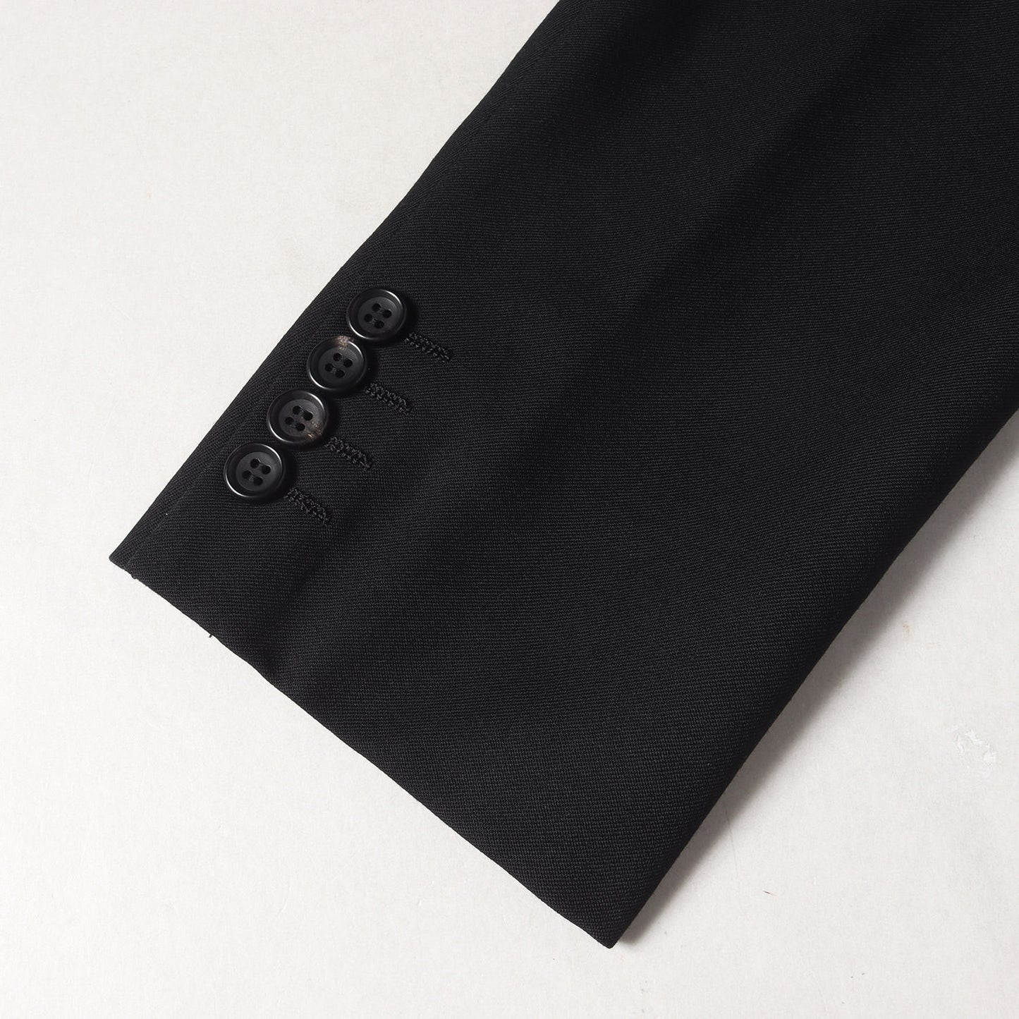 23AW ロゴジャガード キュプラ 切替 ウール 段返り4B テーラード ジャケット (DL-J032) / 変型 ブレザー