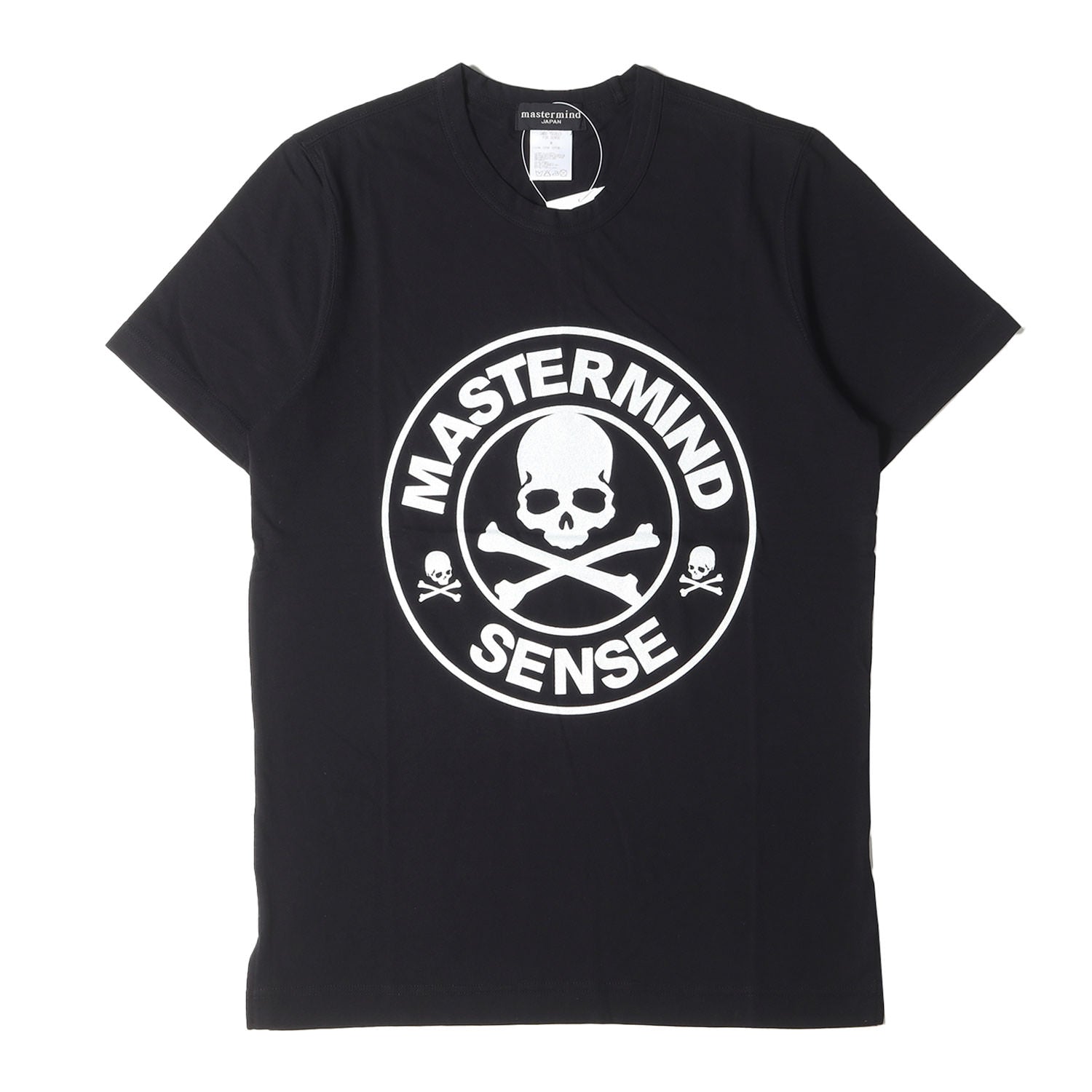 mastermind JAPAN (マスターマインドジャパン) × SENSE サークル クロススカル ロゴ グリッター ラメ プリント  バインダーネック Tシャツ (SMD2-TS0223-FOR SENSE-1) – ブランド古着の通販・買取 | BEEGLE by Boo-Bee