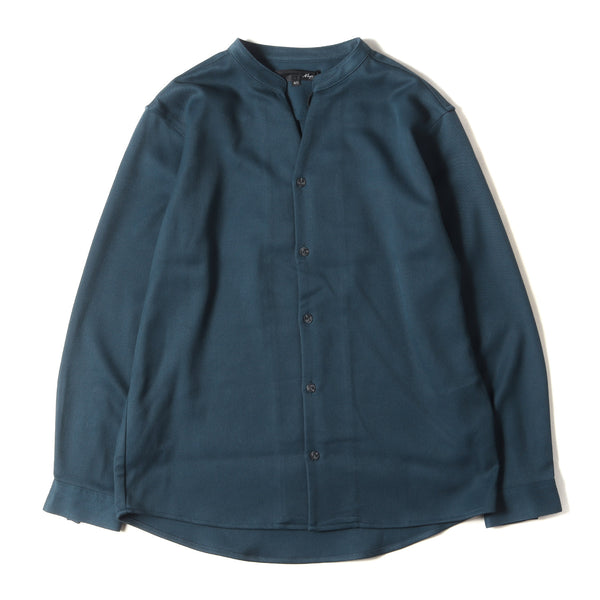 Magine (マージン) 22AW バンドカラー ストレッチ ポリレーヨン ツイル 