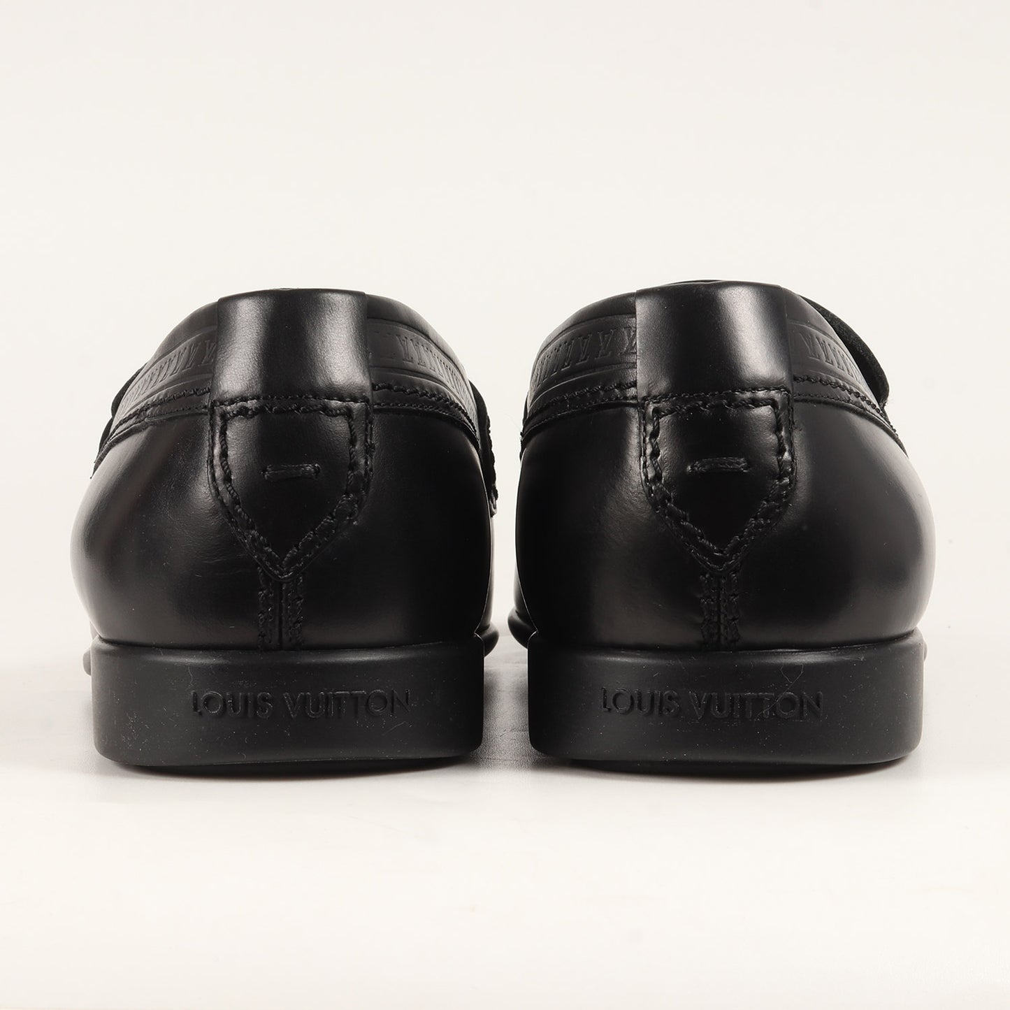 00s スクエアトゥ レザー ペニー コイン ローファー / スリッポン ドレス シューズ 2007年製 Y2K アーカイブ ビジネス フォーマル ビジカジ オフィカジ イタカジ ラグカジ