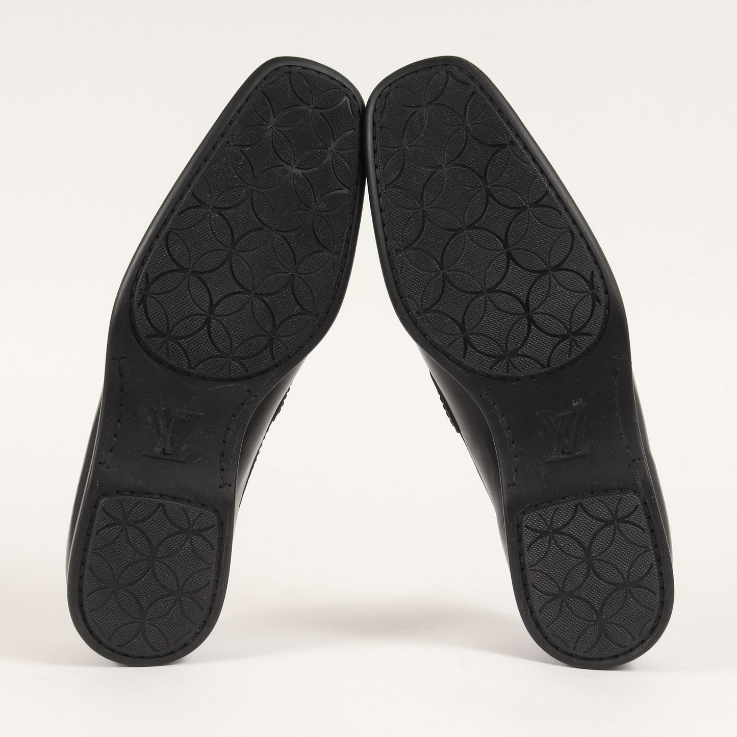 00s スクエアトゥ レザー ペニー コイン ローファー / スリッポン ドレス シューズ 2007年製 Y2K アーカイブ ビジネス フォーマル ビジカジ オフィカジ イタカジ ラグカジ