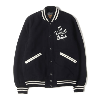 HYSTERIC INC 刺繍 メルトン スタジャン (02183AB11)