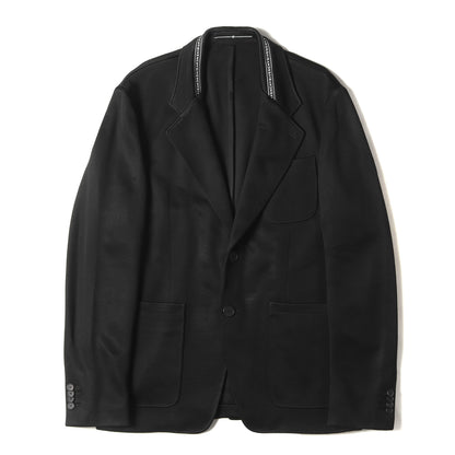 19AW ロゴテープ ラペル ストレッチ レーヨンナイロン ジャージー 2B テーラード ジャケット (BM305R101P) / ブレザー