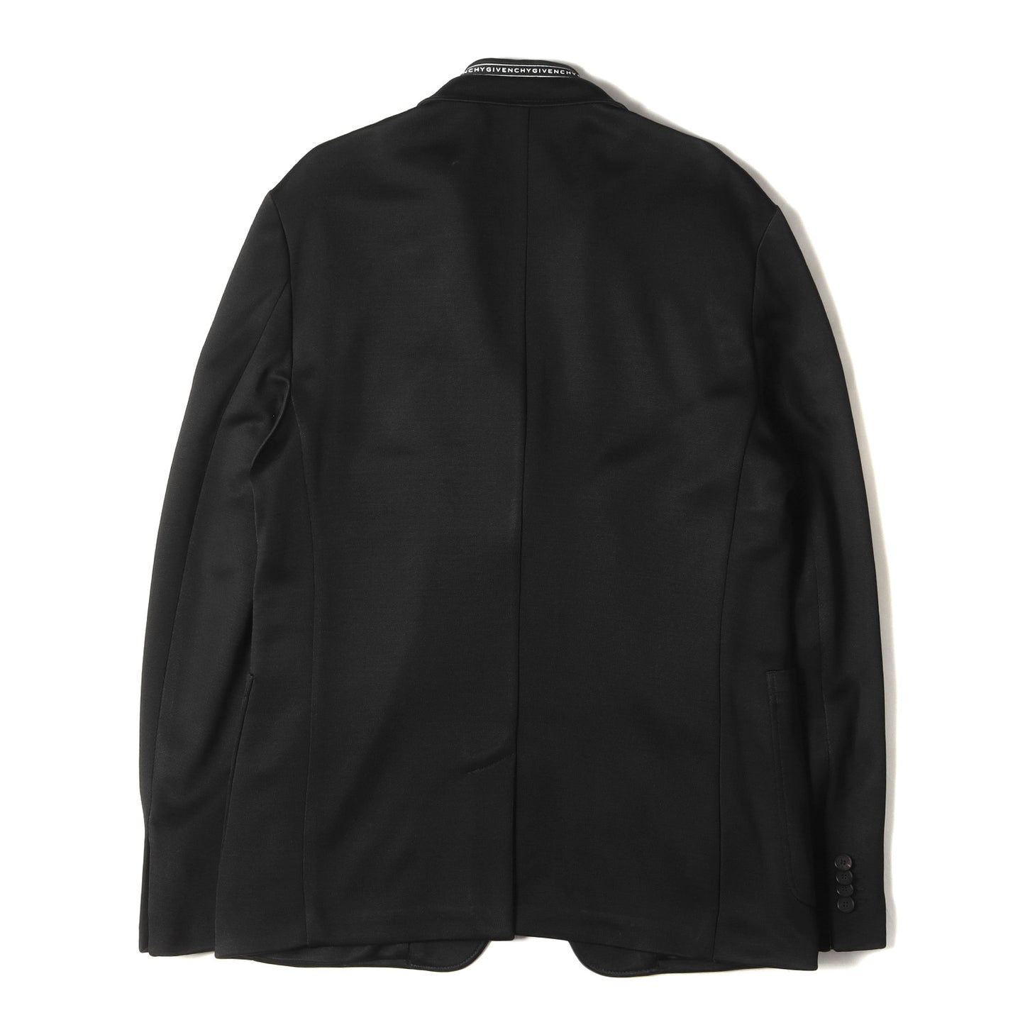19AW ロゴテープ ラペル ストレッチ レーヨンナイロン ジャージー 2B テーラード ジャケット (BM305R101P) / ブレザー
