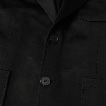 19AW ロゴテープ ラペル ストレッチ レーヨンナイロン ジャージー 2B テーラード ジャケット (BM305R101P) / ブレザー