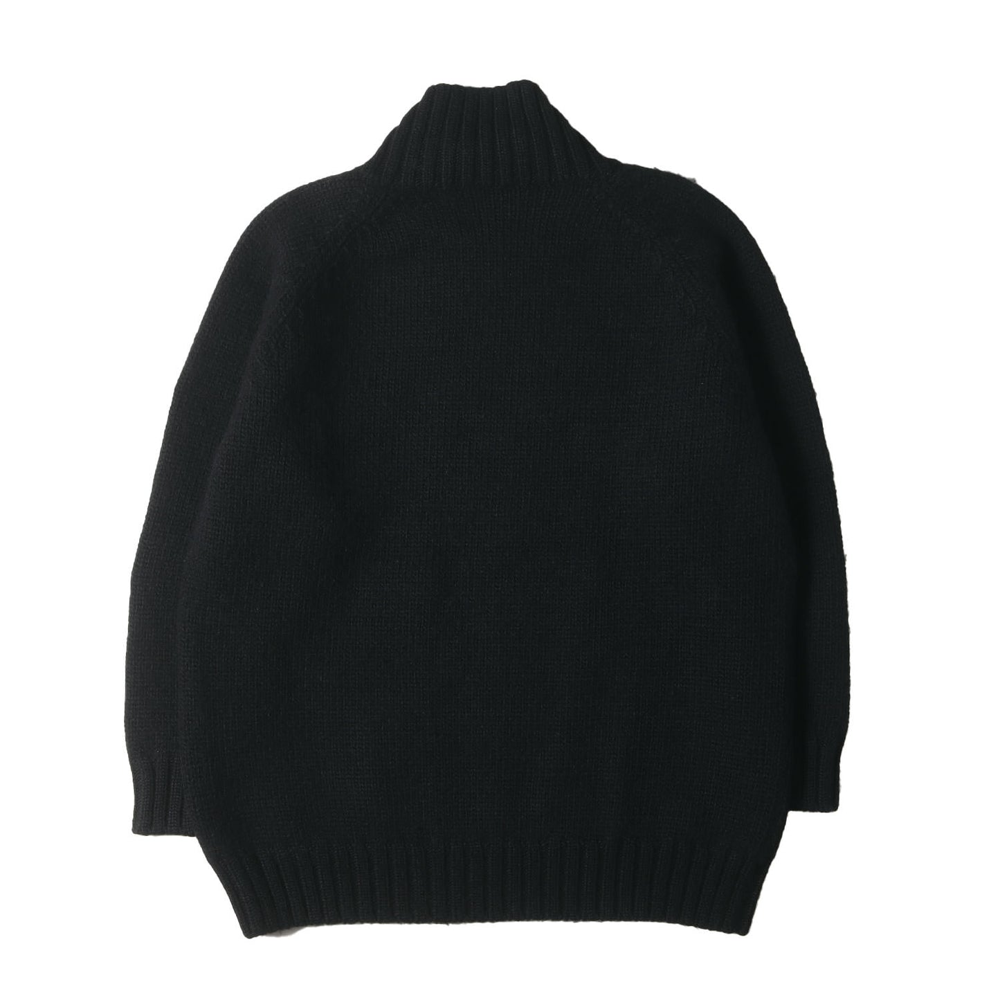 ハイネック シャギー ウール ローゲージ ニット (1133-10-005)