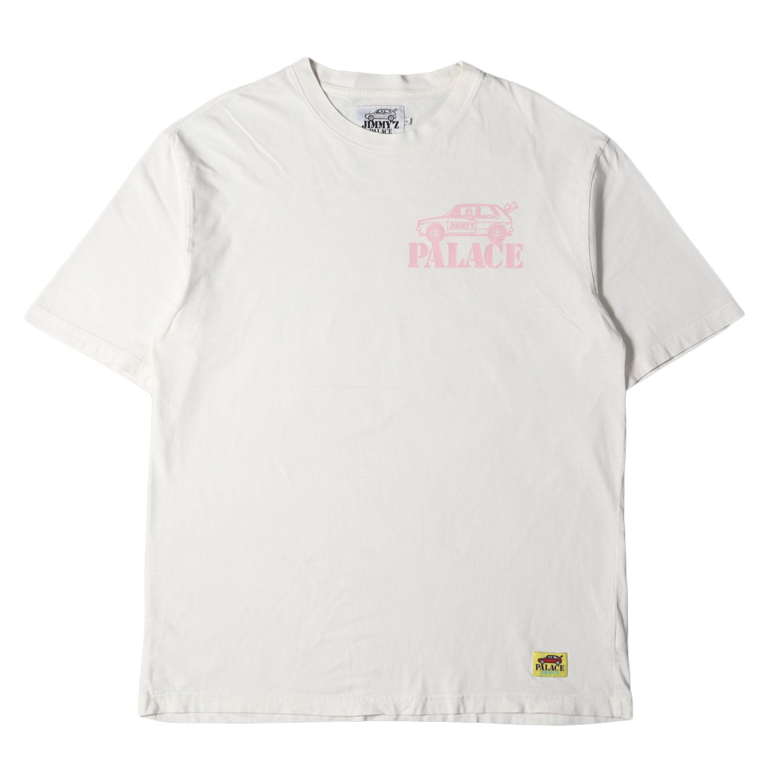 PALACE (パレス) 22SS × JIMMYZ ワンポイント バック グラフィック ロゴ プリント Tシャツ (PALACE JIMMY'Z  WASHED T-SHIRT) - ブランド古着の通販・買取 | BEEGLE by Boo-Bee