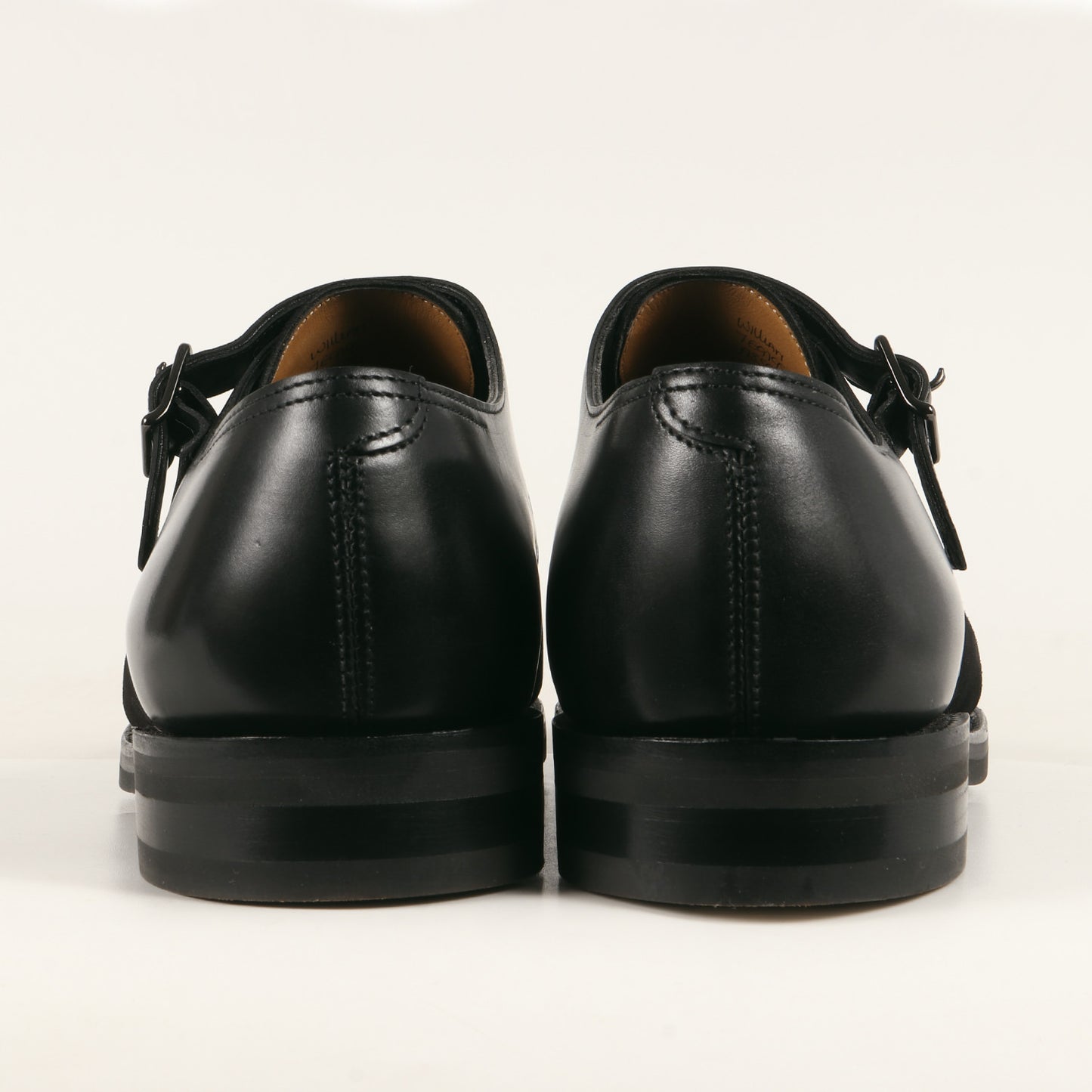 ウィリアム ダブルモンク ストラップ シューズ (WILLIAM) / 9195ラスト 純正シューツリー付属 ローファー 短靴 革靴 コンビ スウェード