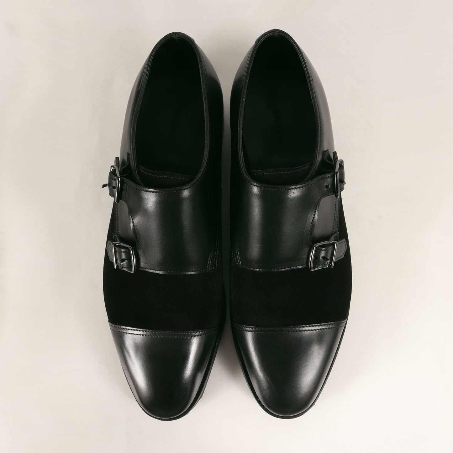 ウィリアム ダブルモンク ストラップ シューズ (WILLIAM) / 9195ラスト 純正シューツリー付属 ローファー 短靴 革靴 コンビ スウェード