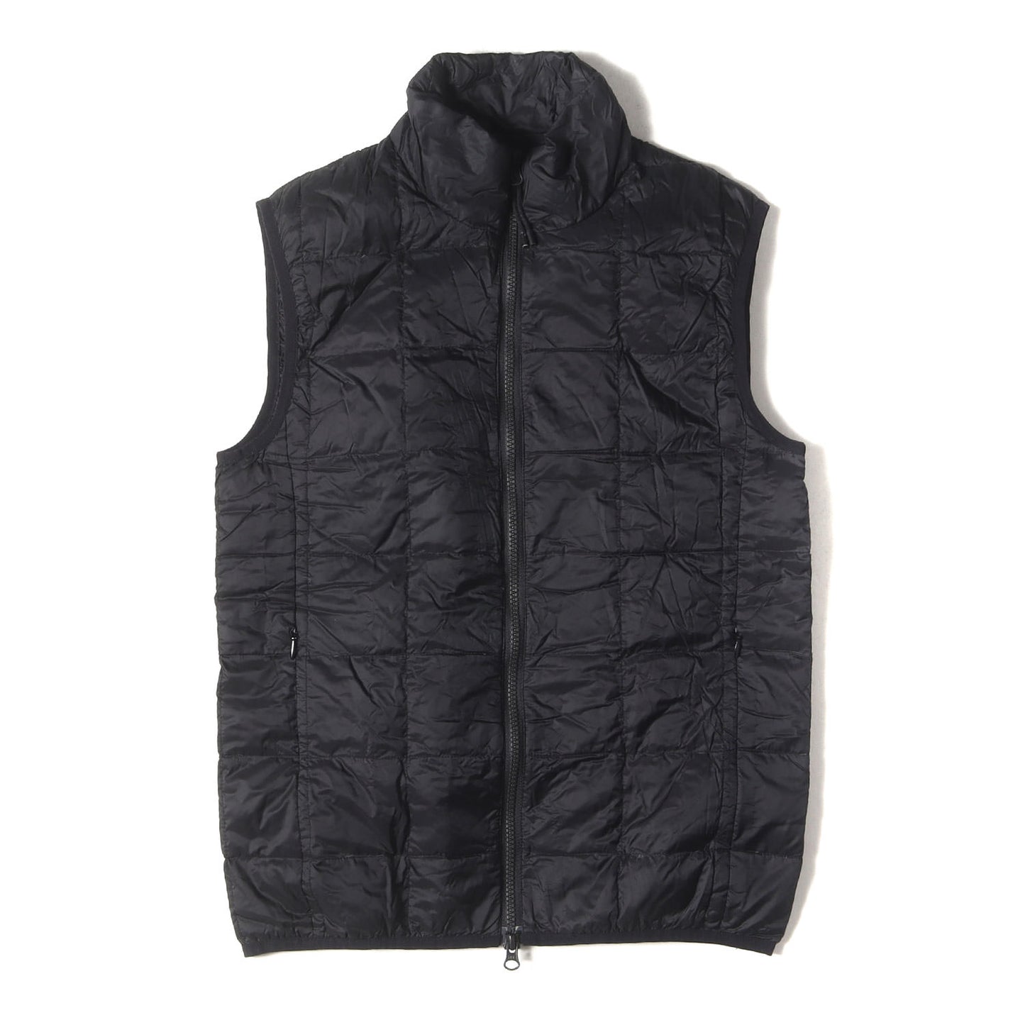 ベーシック ハイネック Wジップ インナー ダウンベスト (TAION-002)