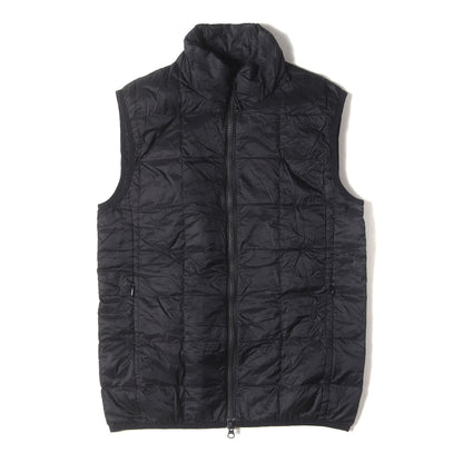 ベーシック ハイネック Wジップ インナー ダウンベスト (TAION-002)