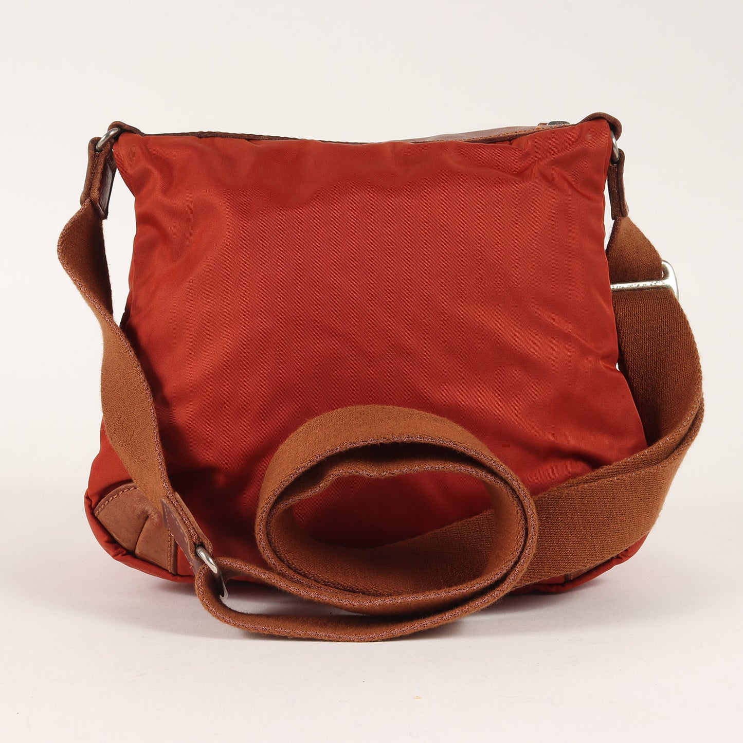 リモンタナイロン バケッタレザー コンビ ショルダー バッグ (04-4) / 肩掛け カバン ラグカジ イタカジ