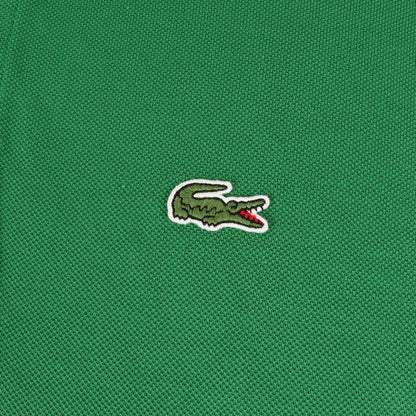 ワンポイント ワニ ワッペン 刺繍 半袖 鹿の子 ポロシャツ (L1212A) / CLASSIC FIT MADE IN JAPAN