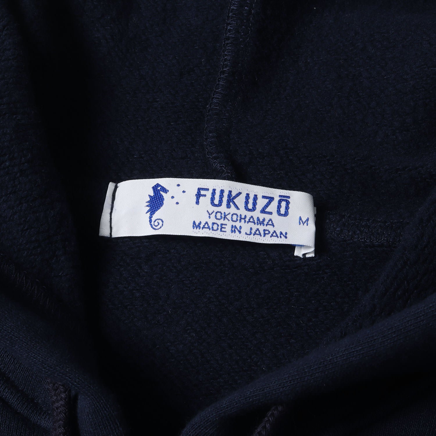 新品未使用 タグ付き FUKUZO フクゾー 裏起毛 フルジップ パーカー