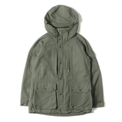 フーデッド フィールド パーカー ジャケット (Field Parka - Cotton Double Cloth)