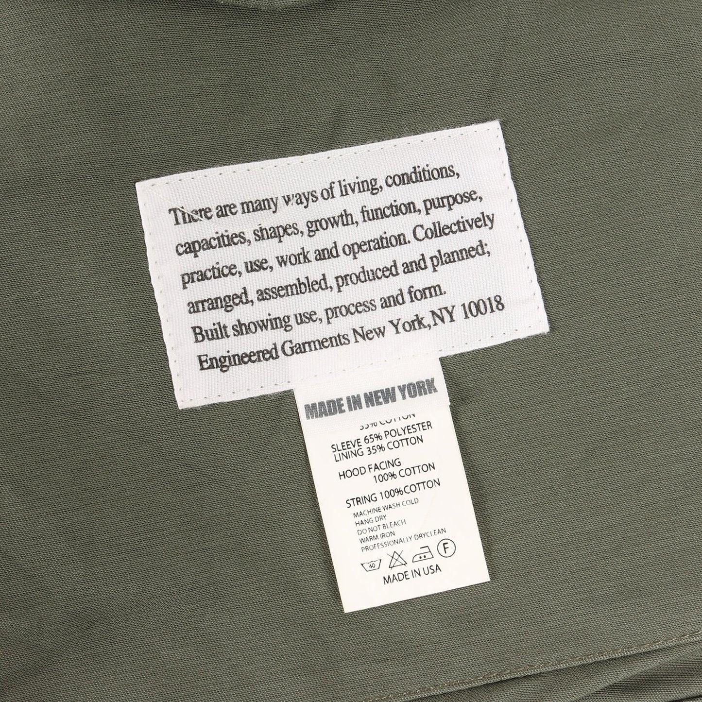 フーデッド フィールド パーカー ジャケット (Field Parka - Cotton Double Cloth)