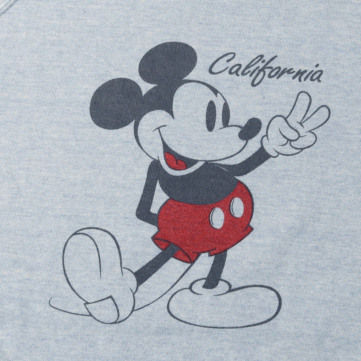 23AW × Disney MICKEY コットン レーヨン スウェット (DISNEY × SD 88/12 California Crew Sweat) / トレーナー プルオーバー 裏起毛