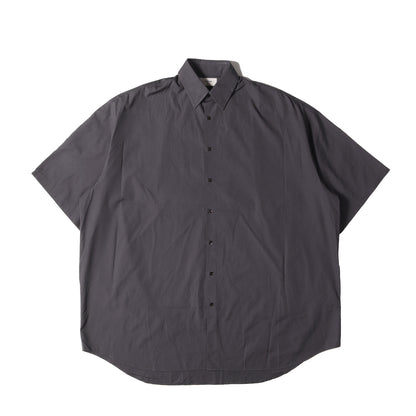 ブロード オーバー サイズ ビッグ シルエット 半袖 シャツ (LH56-6303) / 定番 ベーシック MADE IN JAPAN