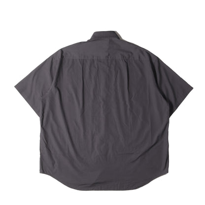 ブロード オーバー サイズ ビッグ シルエット 半袖 シャツ (LH56-6303) / 定番 ベーシック MADE IN JAPAN