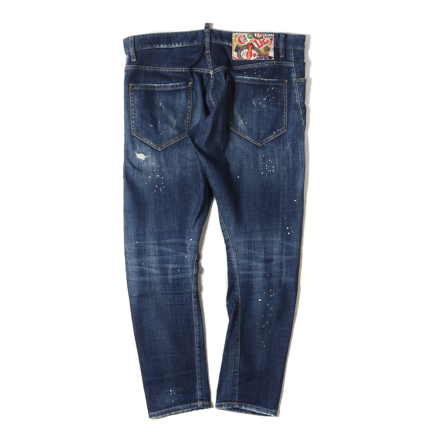 19AW クラッシュリペア ペイント加工 ストレッチ デニム スキニー パンツ (Sexy Twist Jean S74LB0596 S30342) / ボタンフライ ジーンズ