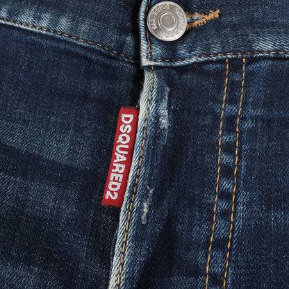 19AW クラッシュリペア ペイント加工 ストレッチ デニム スキニー パンツ (Sexy Twist Jean S74LB0596 S30342) / ボタンフライ ジーンズ