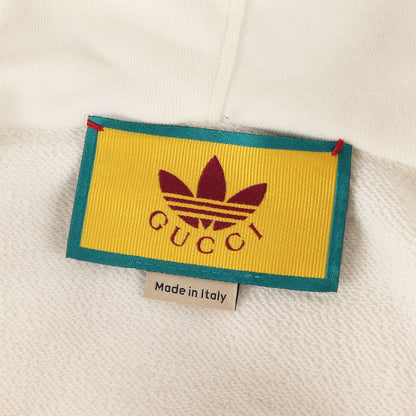 23SS × adidas シェリーライン スリーストライプ トレフォイル ロゴ スウェット パーカー (722967 XJE1L) / 裏毛 フーディー プルオーバー ラグカジ ラグジュアリー