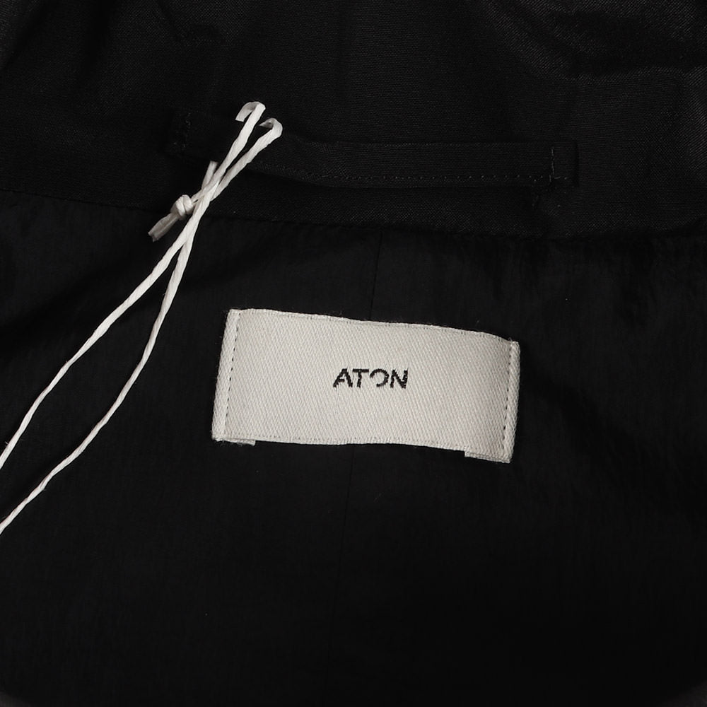 ATON ハイネック テクノコットン パテッド ベスト 【公式通販】