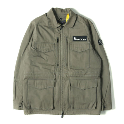 × fragment design 2WAY ダウンベストライナー付き ロゴ ワッペン ミリタリー ジャケット (DAVIS) / GENIUS