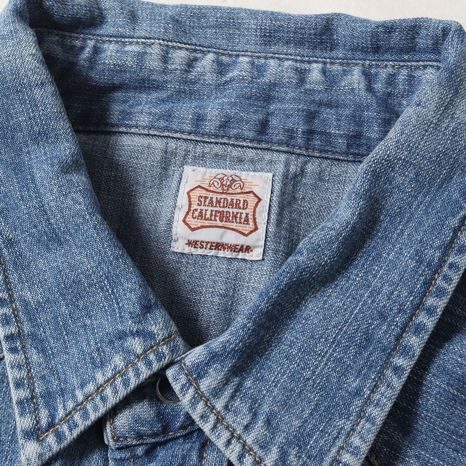 STANDARD CALIFORNIA (スタンダードカリフォルニア) 22AW ウォッシュ加工 ハンドペンキペイント デニム ウエスタン シャツ  (SD Denim Western Shirt) / 長袖 - ブランド古着の通販・買取 | BEEGLE by Boo-Bee