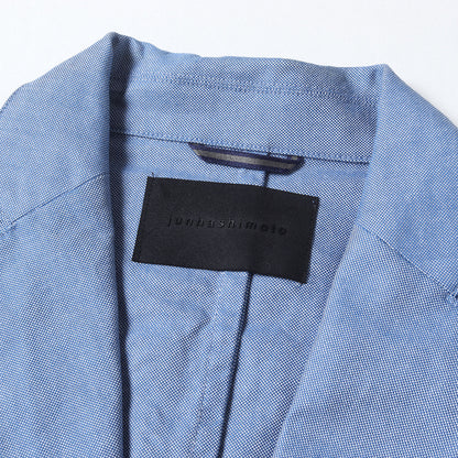 カモ 切替 シャンブレー 2B テーラード ジャケット (1031710009) / アンコン 定番 ベーシック アウター 羽織 ラグカジ ビジカジ オフィカジ