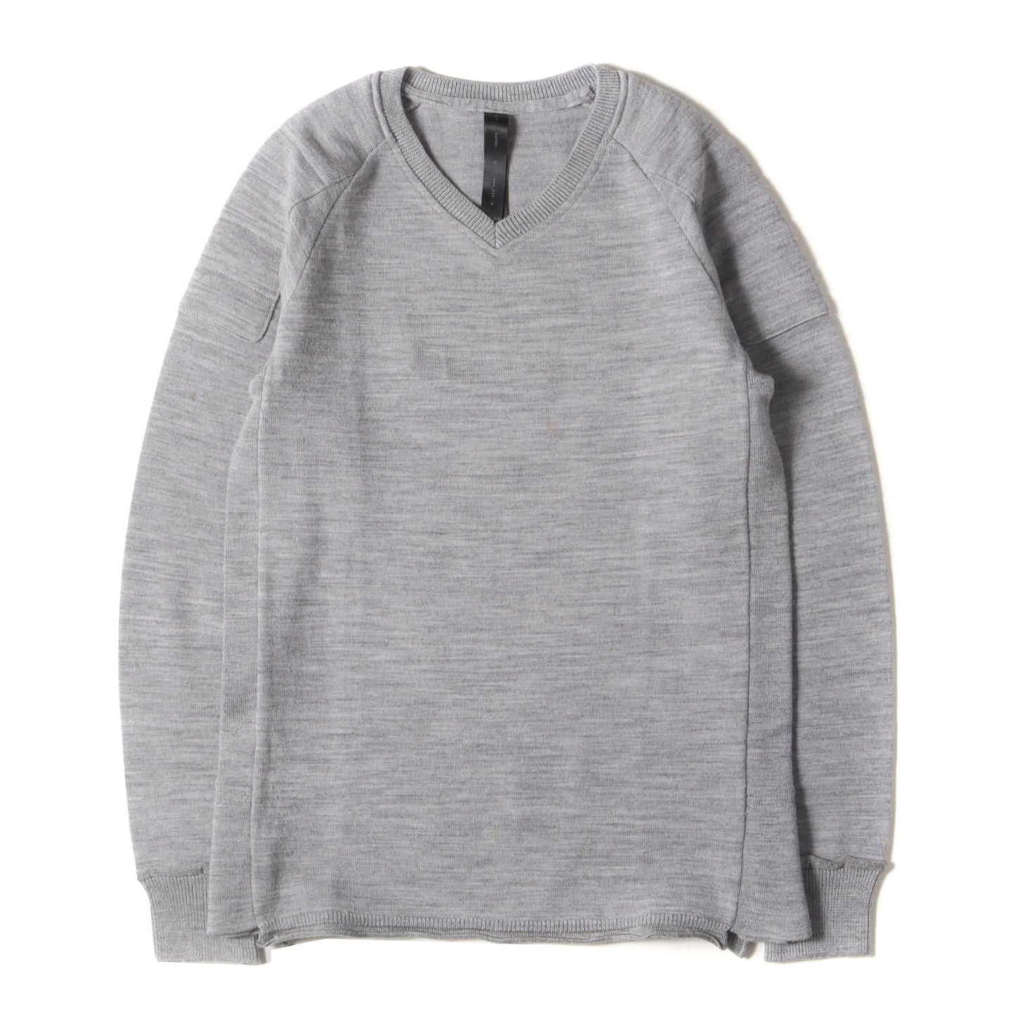 Vネック ウール バイカーニット(wjk biker knit)