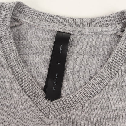 Vネック ウール バイカーニット(wjk biker knit)