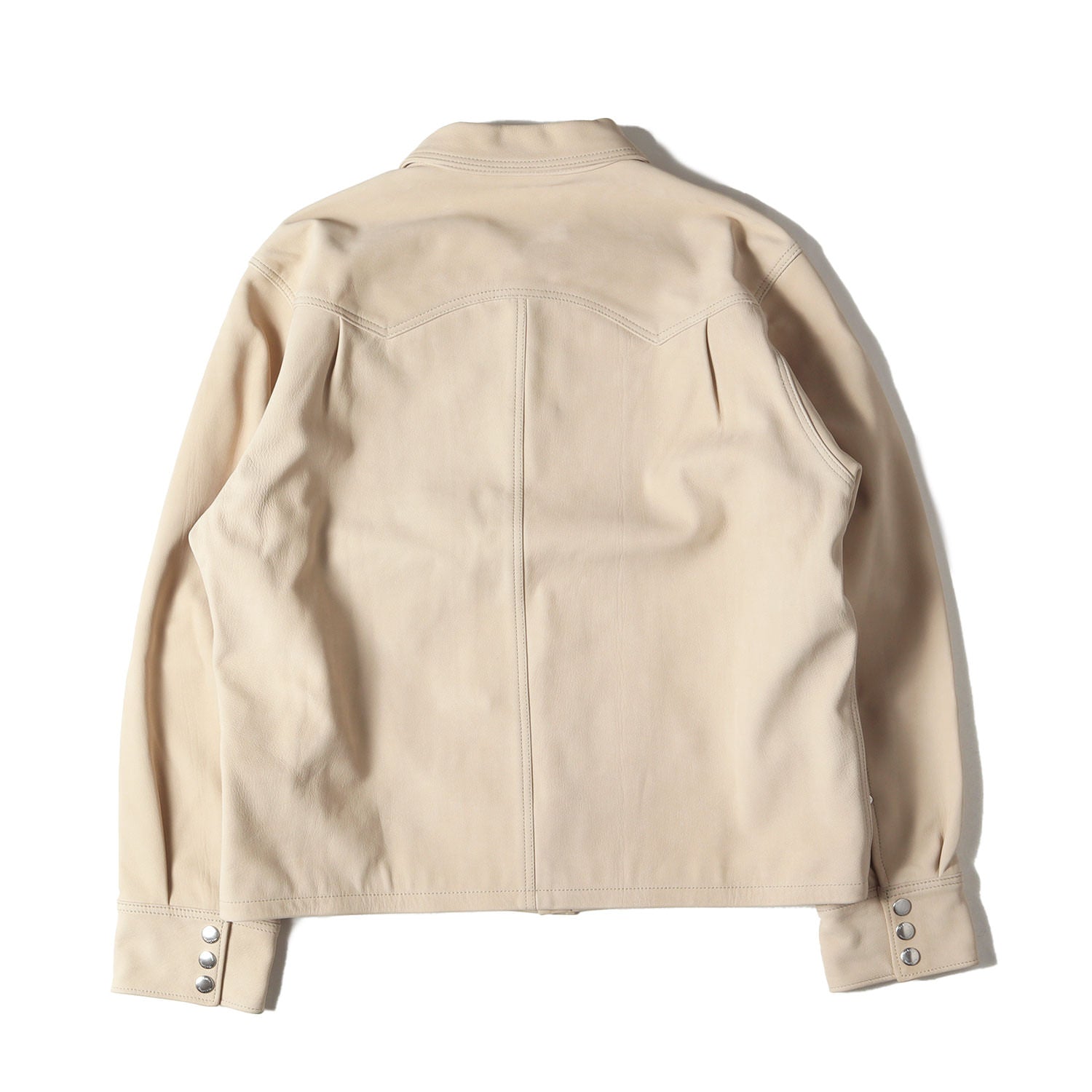 The Letters レザージャケット Goat Skin レターズ S レターズ｜The Letters『レザージャケット-ゴートスキン-』#BLACK