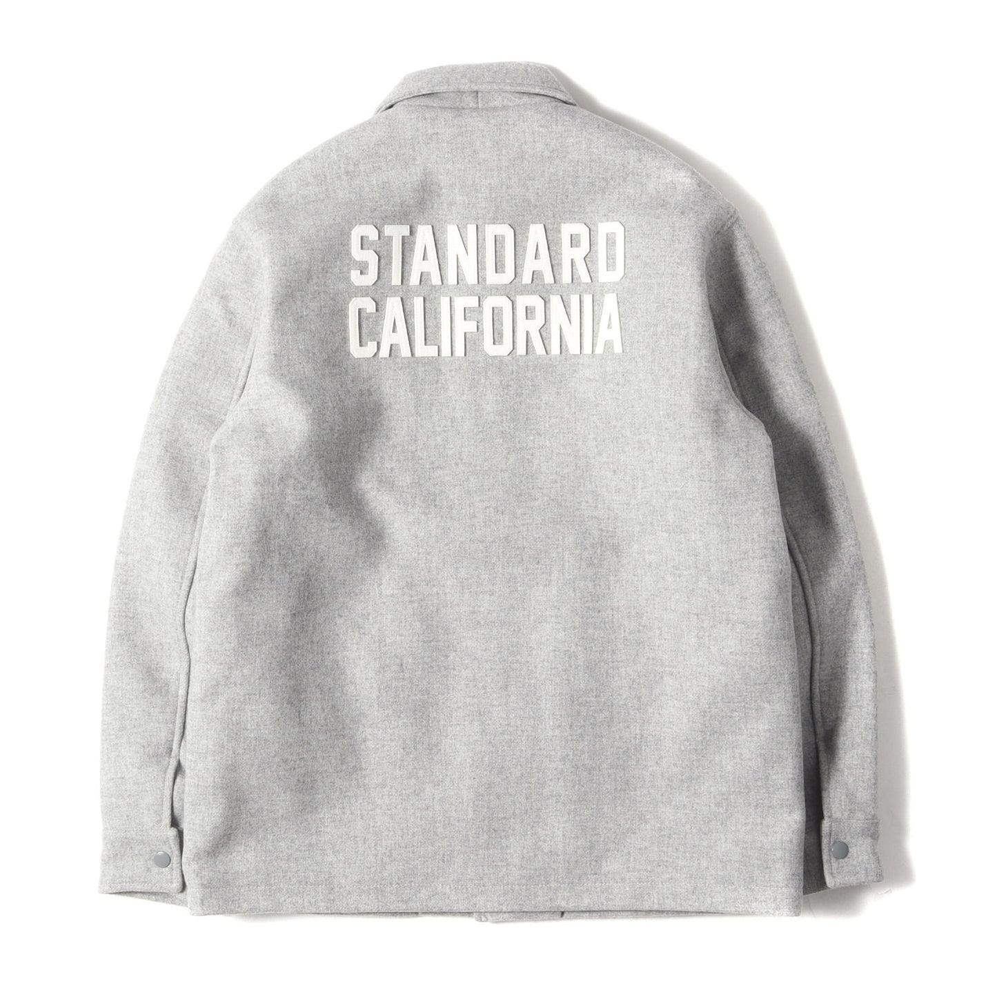 フェルトパッチ SUPER 140’S メリノウール ダブル メルトン コーチジャケット (SD VARSITY JACKET)