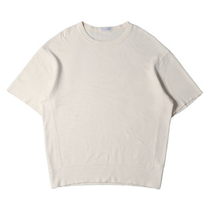 ワッフル コットン ニット ハーフスリーブ カットソー / 半袖 Tシャツ