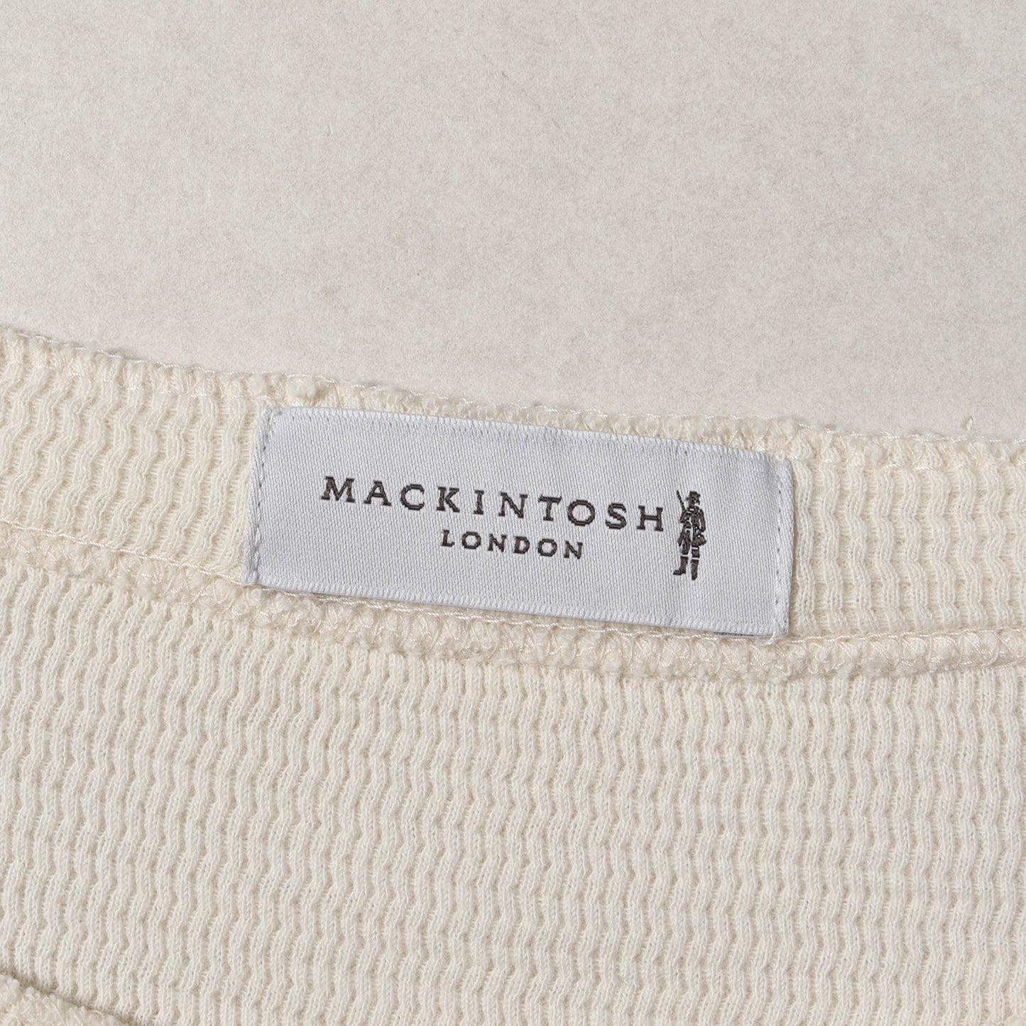 ワッフル コットン ニット ハーフスリーブ カットソー / 半袖 Tシャツ