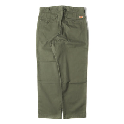 23SS × Dickies 別注 ヘリボーン ツイル ワーク パンツ (Organic Cotton Herringbone Pants 231M40RH03) / チノ HBT