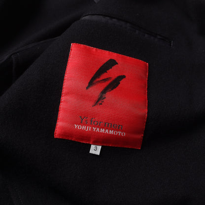 02AW メルトンウール 3B テーラードジャケット (MM-J56-158) / Red Label Y's for men