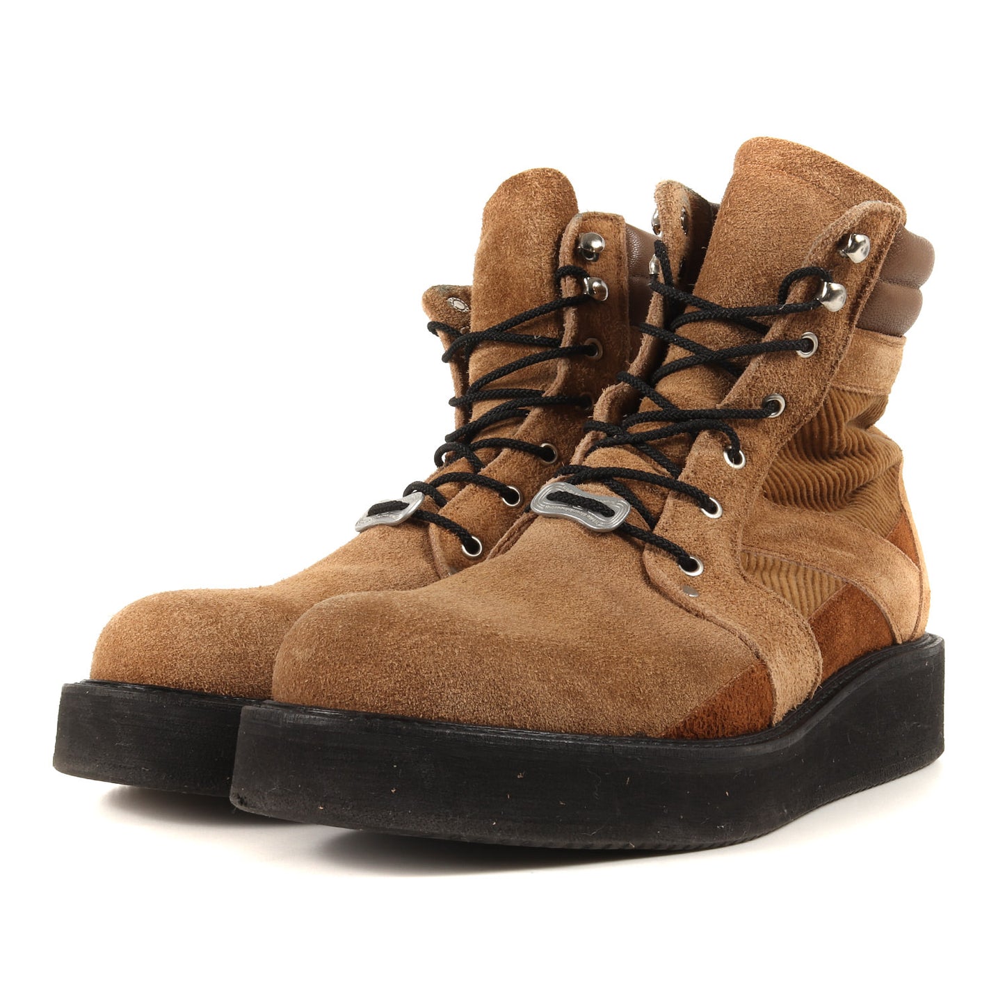 プラットフォーム ハイカット トレッキング ブーツ (HINKES WM1173834) / レースアップ シューズ 厚底 vibram ビブラム