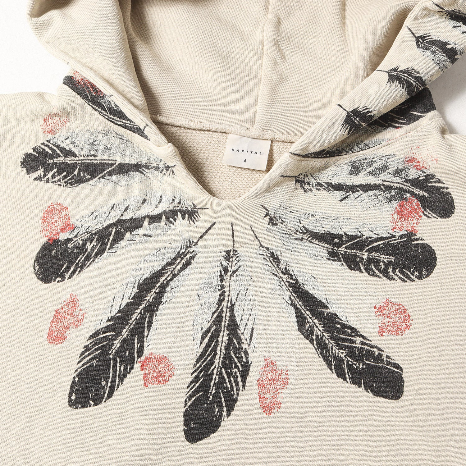 KAPITAL フェザーフーディ サイズ2 KAPITAL フェザーフーディ サイズ2 KAPITAL 12ozフェザーデニム 3rd JKT