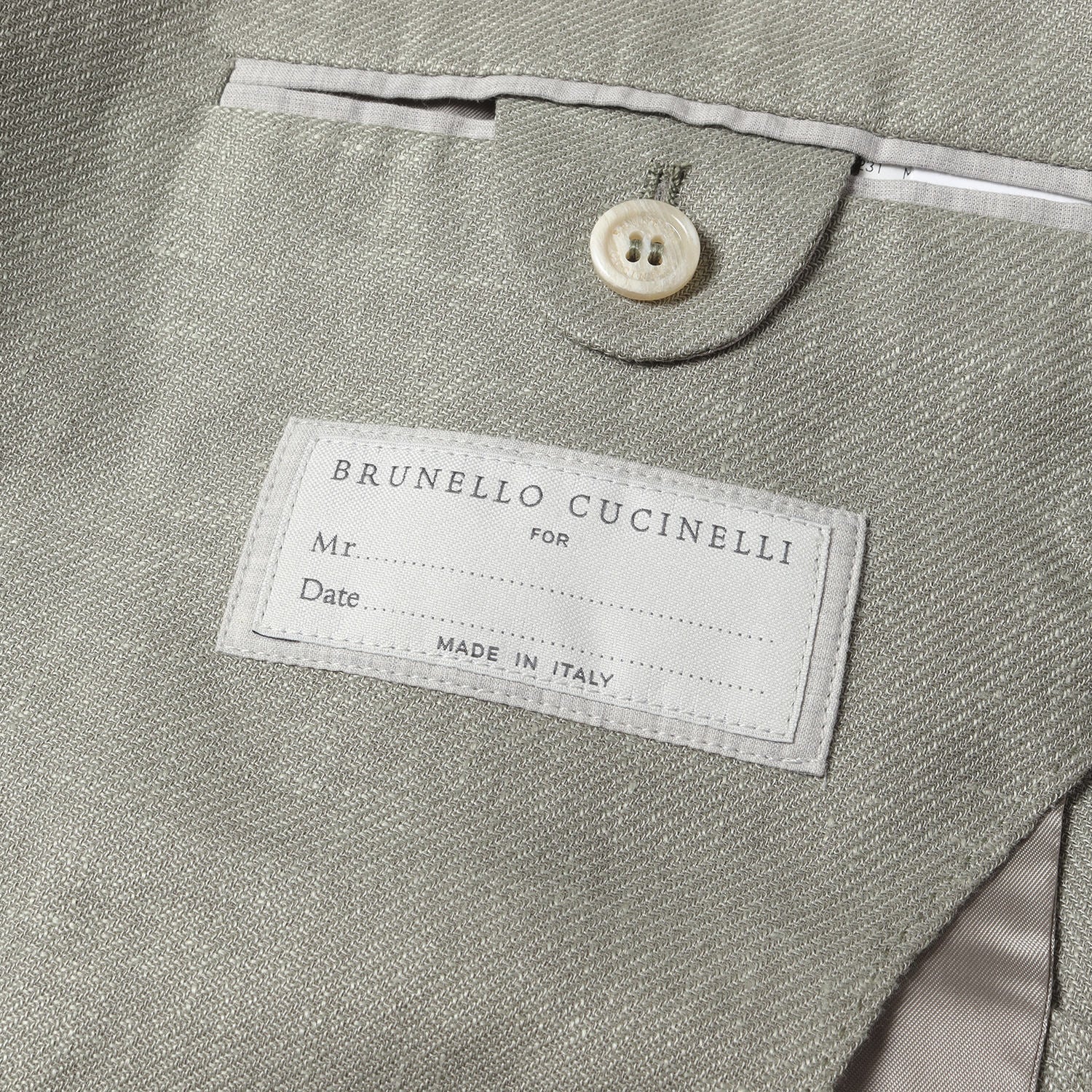BRUNELLO CUCINELLI (ブルネロクチネリ) シルク混 リネンウール 段返り