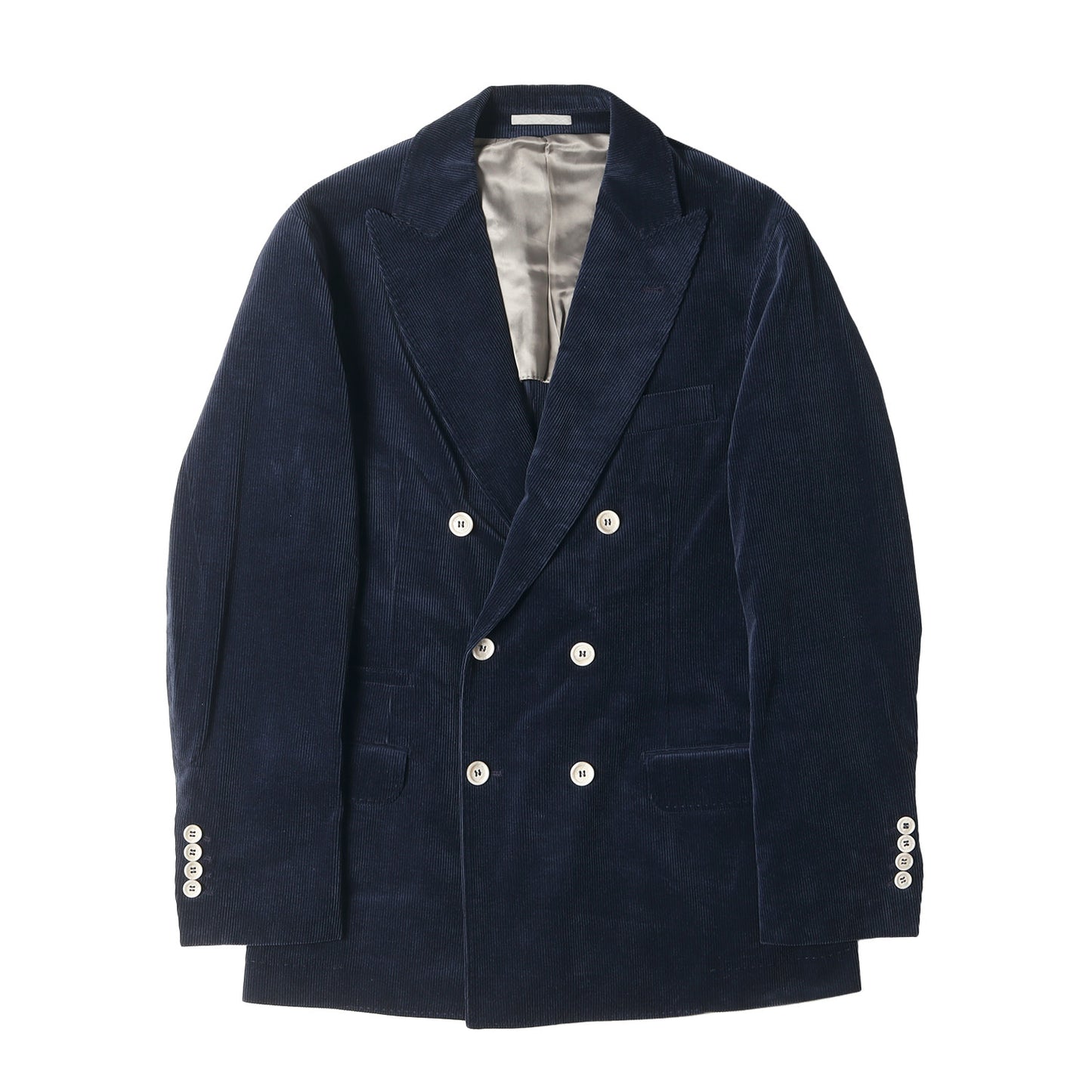 VALENTINO【F】カシミヤ100% テーラードジャケット 紺 オフィス 