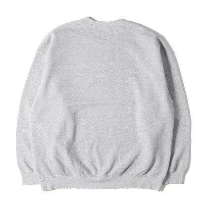 23AW ヴィンテージ加工 グラフィック コットンポリ スウェット (VINTAGE SWEAT SHIRTS OLIVE BRANCH 23AW-CSS-001) / 裏起毛 トレーナー プルオーバー ドメブラ