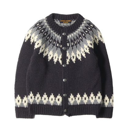 ノルディック コンチョボタン カウチン ニット カーディガン (SD Hand Knit Lopi Cardigan) / KNITWEAR