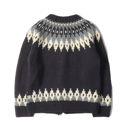 ノルディック コンチョボタン カウチン ニット カーディガン (SD Hand Knit Lopi Cardigan) / KNITWEAR