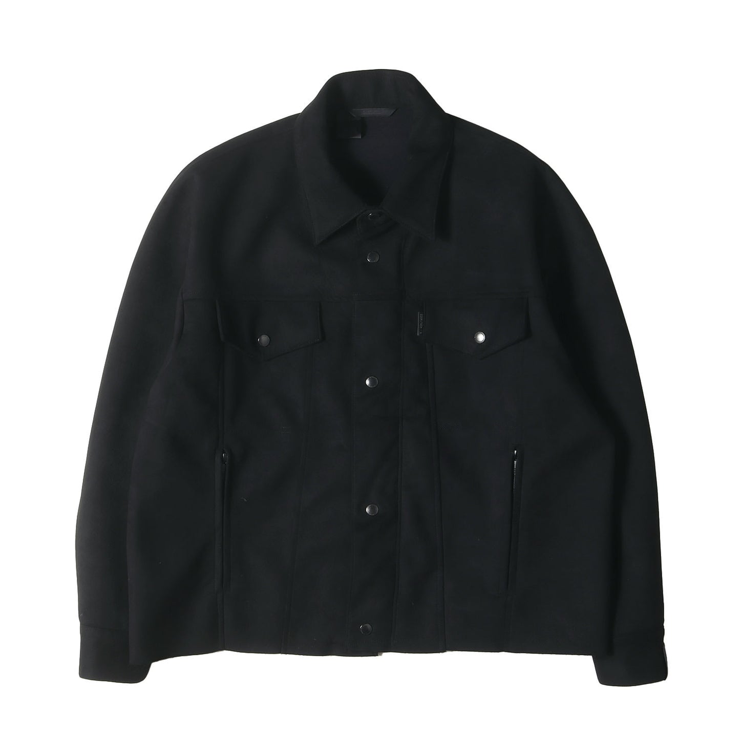 23AW フェイク スウェード レザー トラッカー ブルゾン (FAKE SUEDE BLOUSON 2232-BL06-013 peg) / COMPILE
