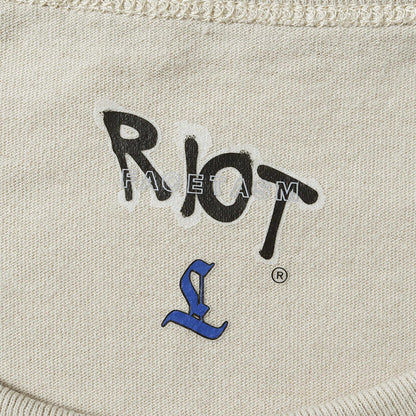 21AW フロントロゴ バインダーネック Tシャツ (TAGGING TEE RF21FW-TEE-U06) / RIOT