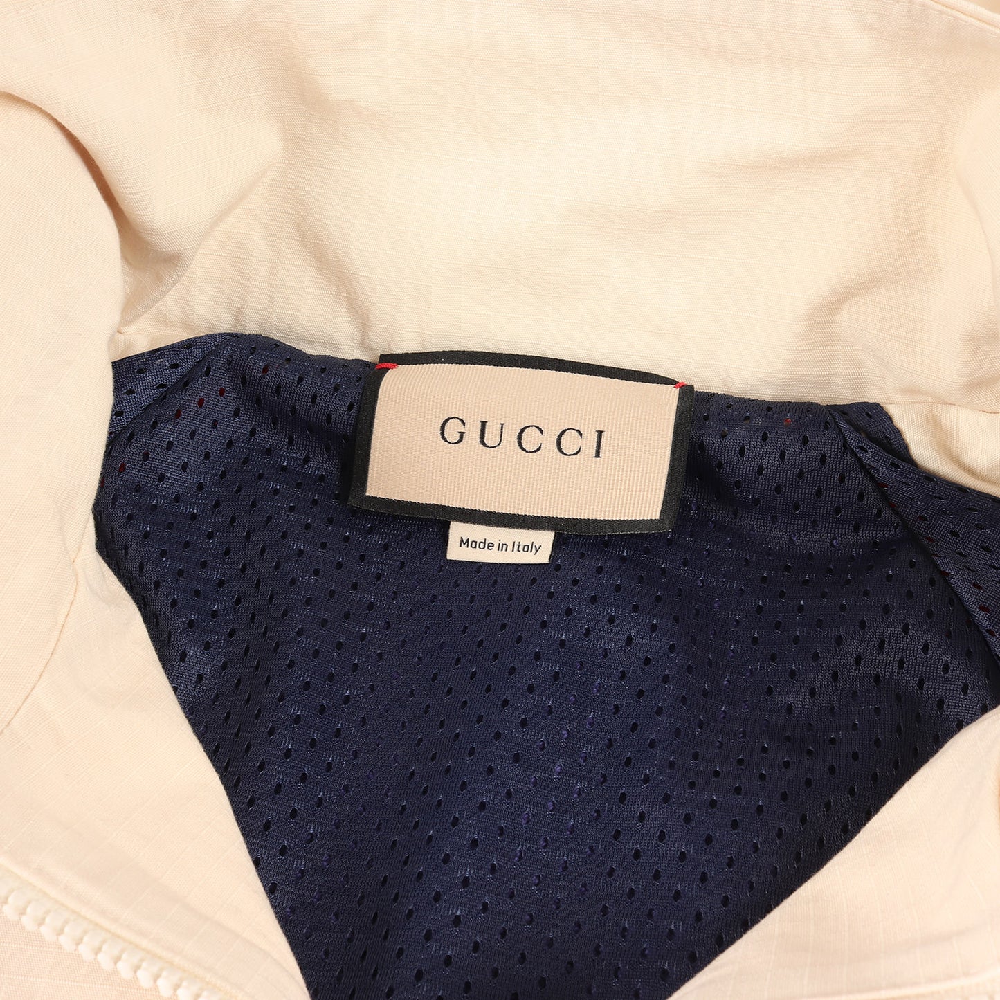 22AW 取り外し可能フード付き ワンポイント GG ロゴ ハーフジップ ジャケット (Logo Half Zip Jacket 695987 XJEH0) / ブルゾン プルオーバー アノラック パーカー
