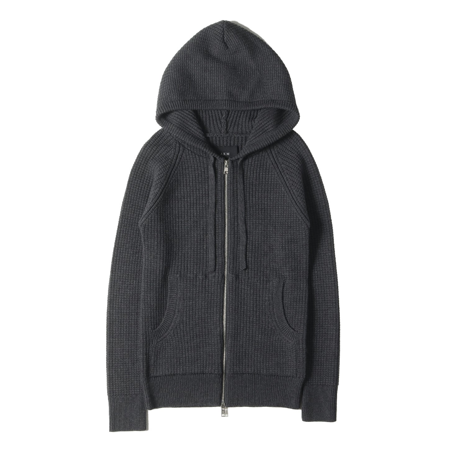 エクストラファインメリノウール ワッフル ダブルジップ パーカー (HEAVY WAFFLE ZIP PARKA K173 WOL006)