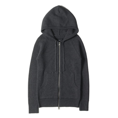 エクストラファインメリノウール ワッフル ダブルジップ パーカー (HEAVY WAFFLE ZIP PARKA K173 WOL006)